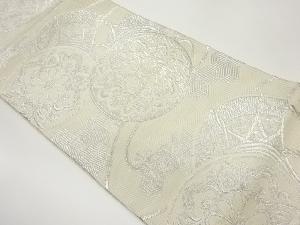 鼓に毘沙門亀甲模様織出し袋帯